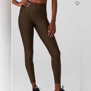 ALO Yoga Airlift 7/8 Espresso Brown Leggings